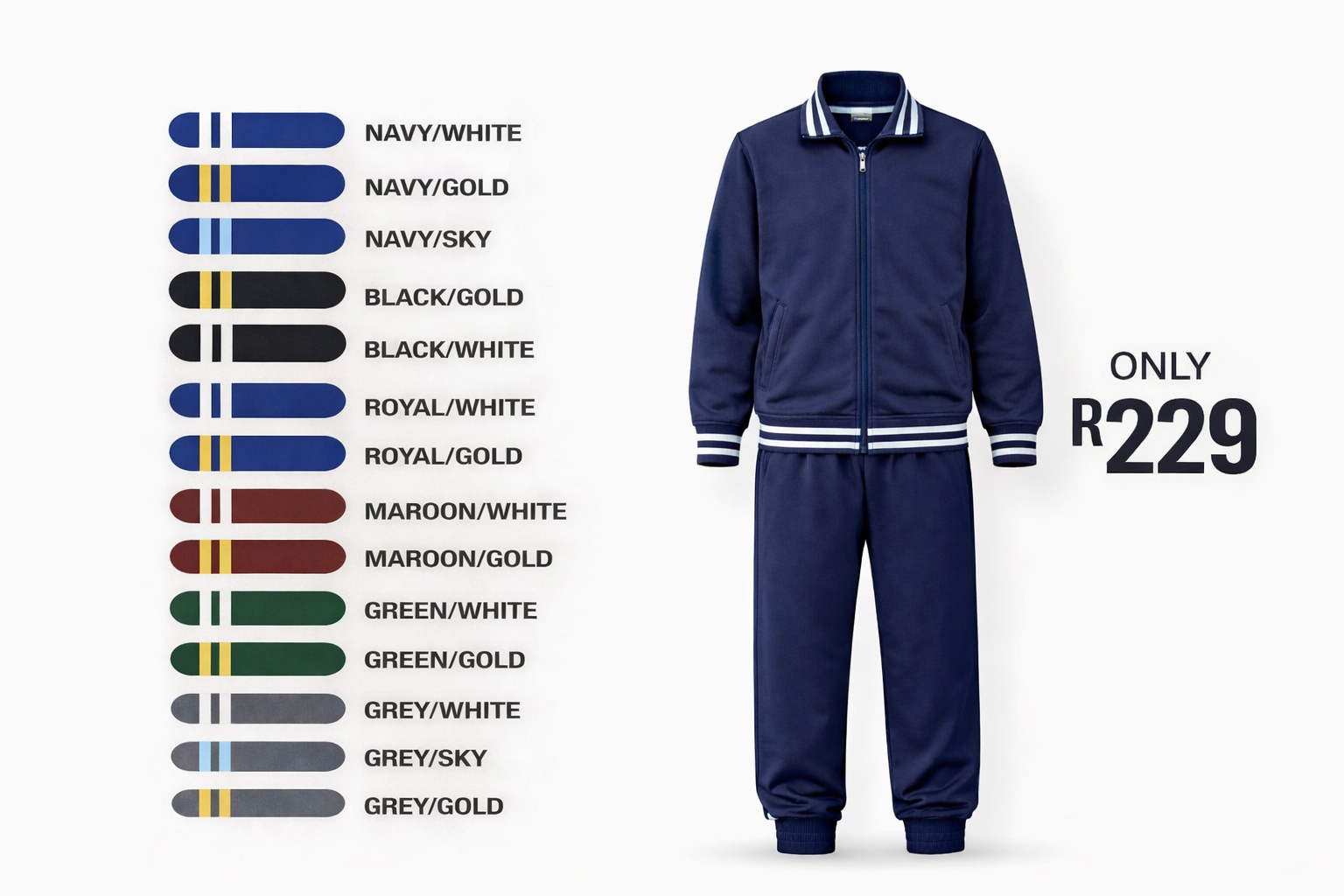 Unisex School Tracksuit